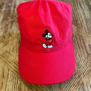 Disney Embroidered Red Mickey Mouse hat